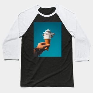 Ice Cream Plane Baseball T-Shirt